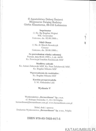 Modlitewnik Apostolstwa Dobrej Śmierci. PRACA ZBIOROWA