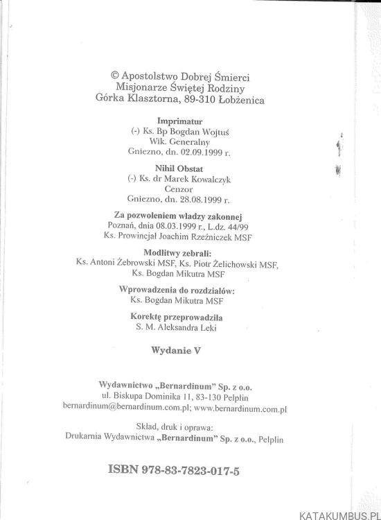 Modlitewnik Apostolstwa Dobrej Śmierci. PRACA ZBIOROWA