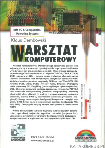 Warsztat komputerowy+płyta. KLAUS DEMBOWSKI