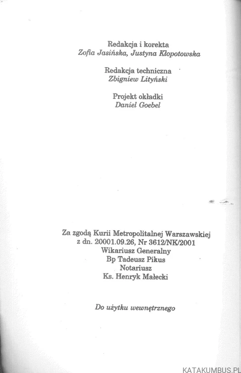 Przyjdźcie do mnie wszyscy, którzy... uginacie się pod ciężarem. MARIA WESOŁOWSKA