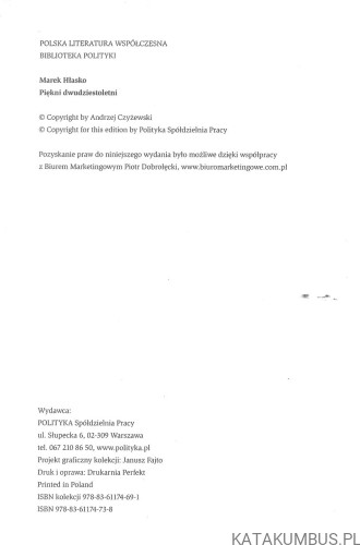 Piękni dwudziestoletni. MAREK HŁASKO