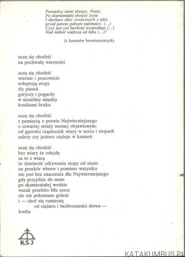 Uczę się chodzić. KS. JERZY SZYMIK