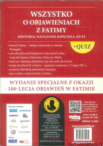 Wszystko o objawieniach z Fatimy. PRACA ZBIOROWA