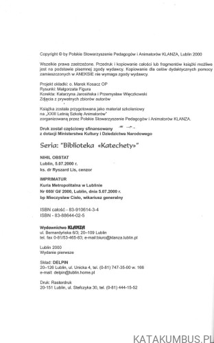 Postaci biblijne i święci. Scenariusze tematyczne. PRACA ZBIOROWA