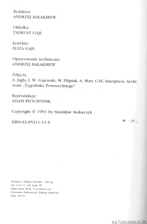 Hobby Jana Pawła II. STANISŁAW STOLARCZYK