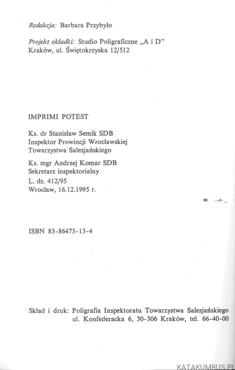 W odpowiedzi na Twoje pytania. KS. HENRYK ŁUCZAK
