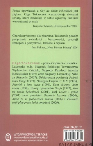 Gra na wielu bębenkach. OLGA TOKARCZUK