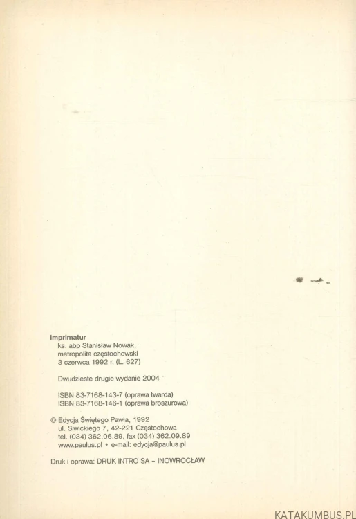 Rozważania o wierze. TADEUSZ DAJCZER