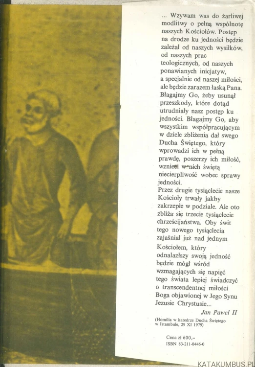 Jan Paweł II i jedność chrześcijan. PRACA ZBIOROWA