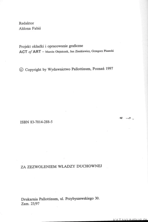 Modlitewnik filozofów. BP MAREK JĘDRASZEWSKI
