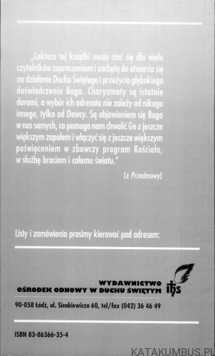 Przebudzenie charyzmatów. SERAFINO FALVO