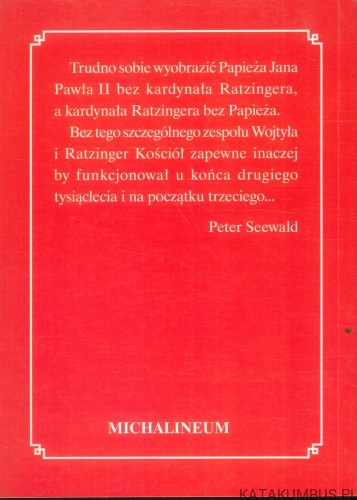 Papież Benedykt XVI. KS.ANDRZEJ WĄTROBA CSMA