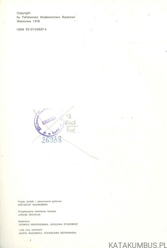 Botanika. JAN RADOMSKI, JANINA JASNOWSKA