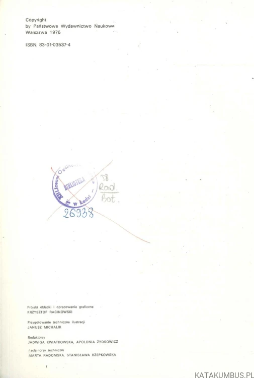 Botanika. JAN RADOMSKI, JANINA JASNOWSKA