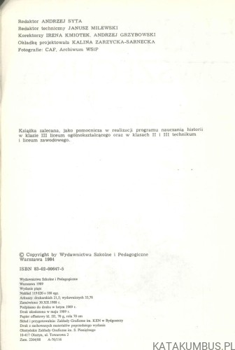 Historia powszechna 1871-1939. JERZY PROKOPCZUK