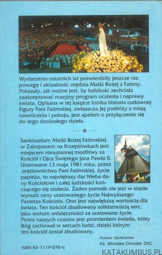 Pielgrzymująca Pani Fatimska. LOUIS KACZMAREK