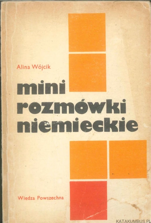 Mini rozmówki niemieckie. ALINA WÓJCIK