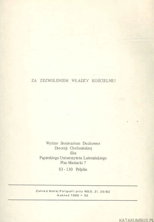 Deus caritas est. KS. FRANCISZEK SAWICKI