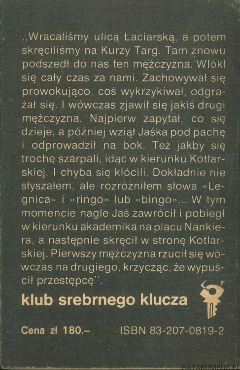 W ubraniu skocz do jeziora. BOGDAN DALESZAK