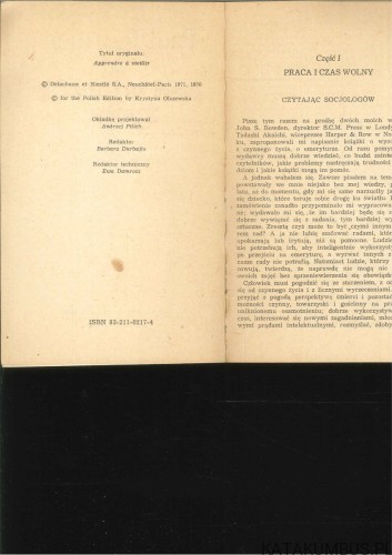 Pod wieczór życia. PAUL TOURNIER