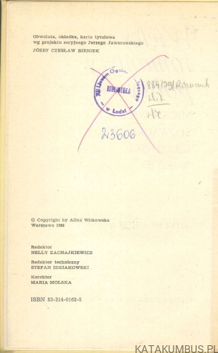 Wielcy romantycy polscy. Sylwetki. ALINA WITKOWSKA