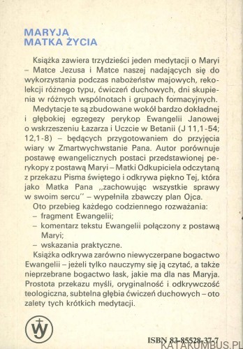 Maryja Matka życia. ALDO ALUFFI