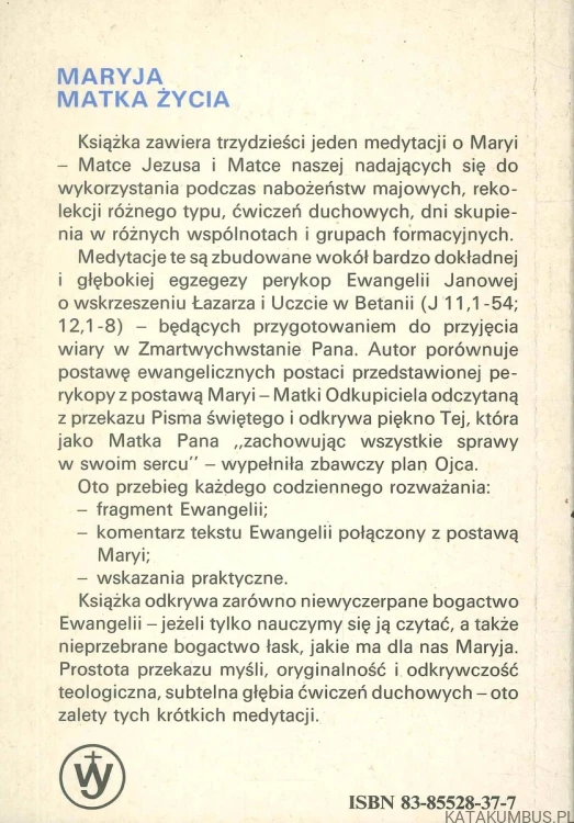 Maryja Matka życia. ALDO ALUFFI