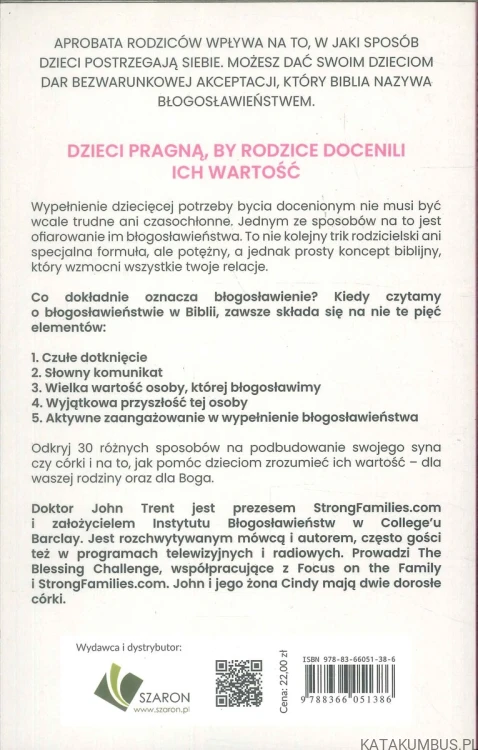 30 sposobów, na które matka może błogosławić swoje dzieci. JOHN TRENT