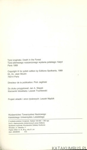 Katyń. JANUSZ K. ZAWODNY