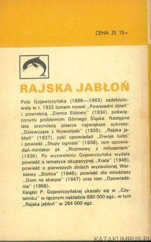 Rajska jabłoń. POLA GOJAWICZYŃSKA