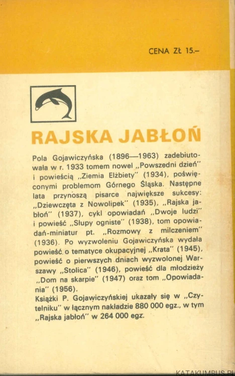Rajska jabłoń. POLA GOJAWICZYŃSKA
