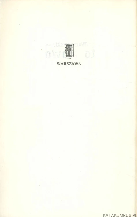 Warszawskie to i owo. ADAM SŁOMCZYŃSKI