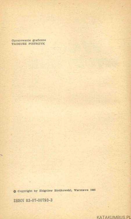 W skali wyobraźni. ZBIGNIEW BIEŃKOWSKI