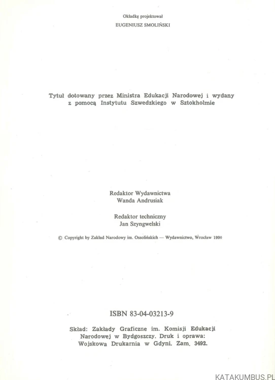 Historia literatury szwedzkiej. ZENON CIESIELSKI