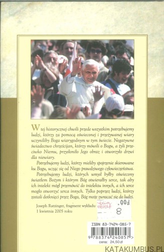 Europa Benedykta w kryzysie kultur. JOSEPH RATZINGER
