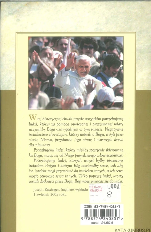 Europa Benedykta w kryzysie kultur. JOSEPH RATZINGER