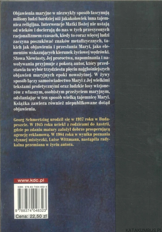 Tajemnica Maryi. Objawiam się całemu światu. GEORG SCHMERTZING