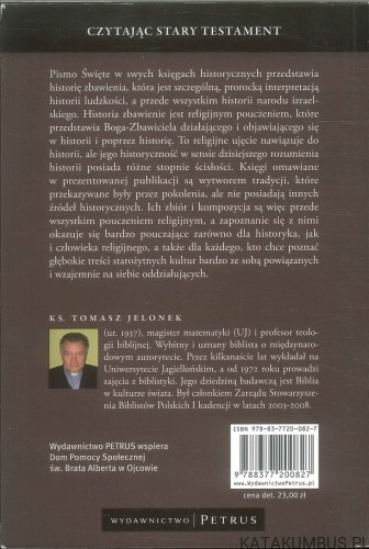 Czytając Stary Testament. TOMASZ JELONEK