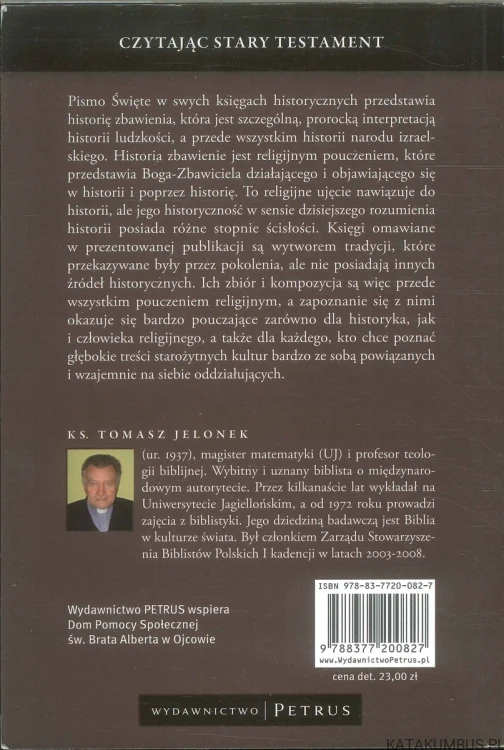 Czytając Stary Testament. TOMASZ JELONEK