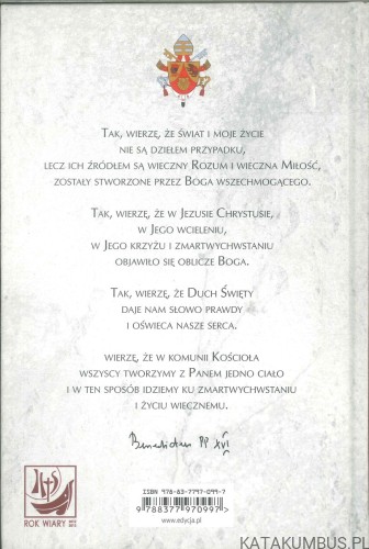 Radość wiary. BENEDYKT XVI