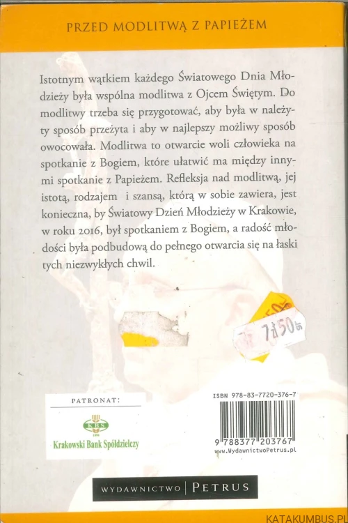 Przed modlitwą z papieżem. KS. ANDRZEJ ZWOLIŃSKI