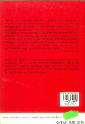 O głupocie. ANDRZEJ ZWOLIŃSKI