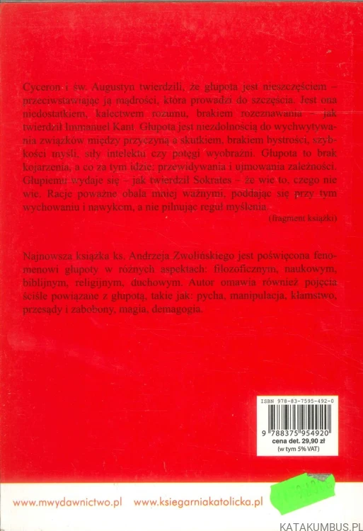 O głupocie. ANDRZEJ ZWOLIŃSKI