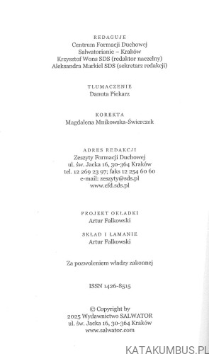 Walka duchowa. AMEDEO CENCINI