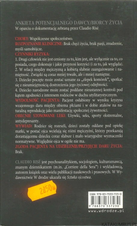 Mały intruz. Dziecko i chore społeczeństwo. CLAUDIO RISÉ