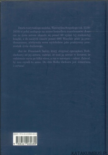 Walka duchowa. WAWRZYNIEC SCUPOLI