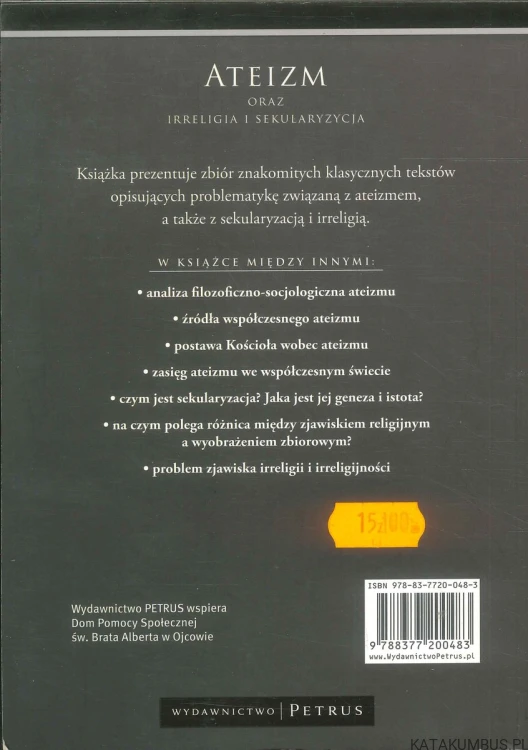 Ateizm oraz irreligia i sekularyzacja. PRACA ZBIOROWA