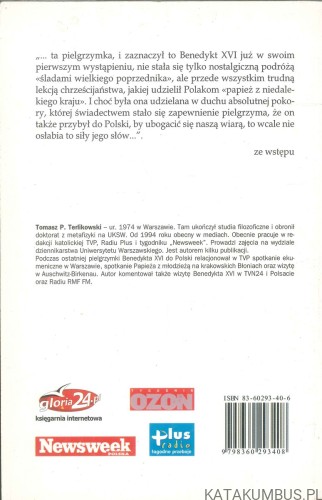 Nasz papież z Niemiec. Tajemnice papieskiej pielgrzymki. TOMASZ P. TERLIKOWSKI