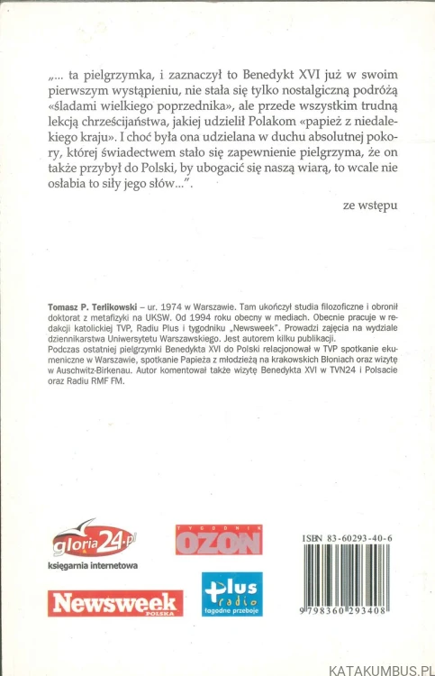 Nasz papież z Niemiec. Tajemnice papieskiej pielgrzymki. TOMASZ P. TERLIKOWSKI
