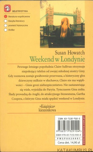 Weekend w Londynie. SUSAN HOWATCH